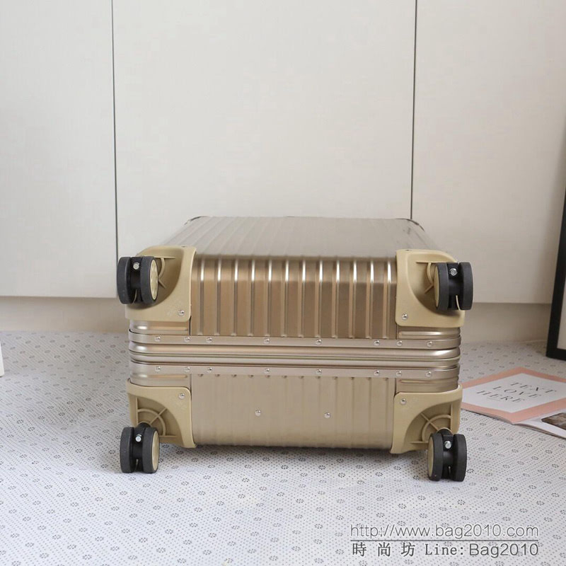 RIMOWA日默瓦 經典款不老款 復古款原單一體LongRimowa日默瓦 拉箱/拉杆箱 20寸登機箱  xbt1152